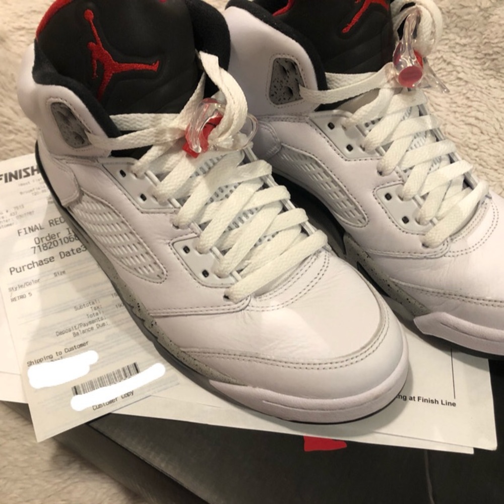 Jordan Retro 5’s Cement’s